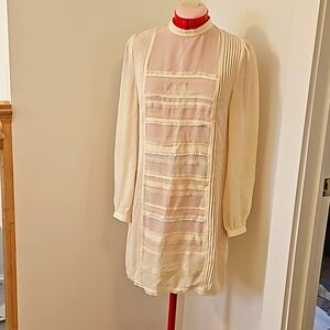 Cynthia Steffe shear lace dress